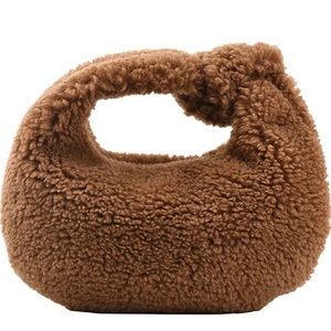 Plush Teddy Dumpling Bag